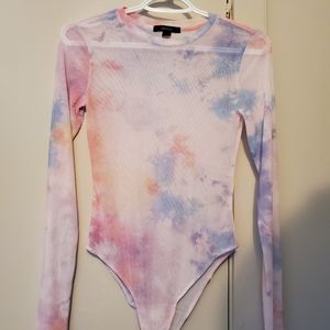 Tie Dye Sheer Bodysuit